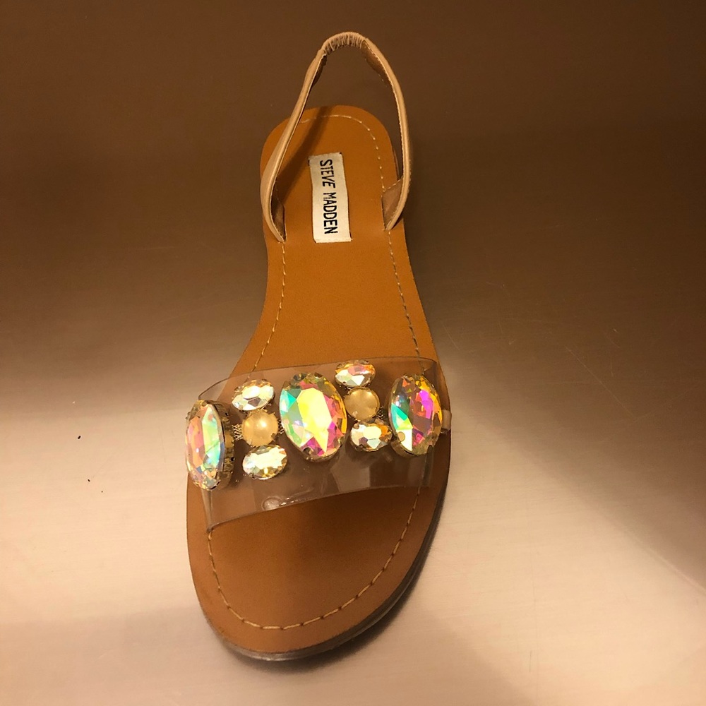 Steve Madden Flat Rhinestone Sandals